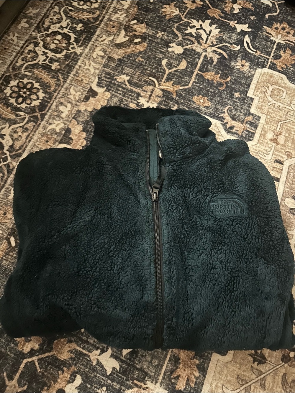 The North Face Plush Full-Zip Jacket - Dark Green